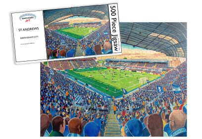 St Andrews Stadium Fine Art Jigsaw Puzzle - Birmingham City FC 
